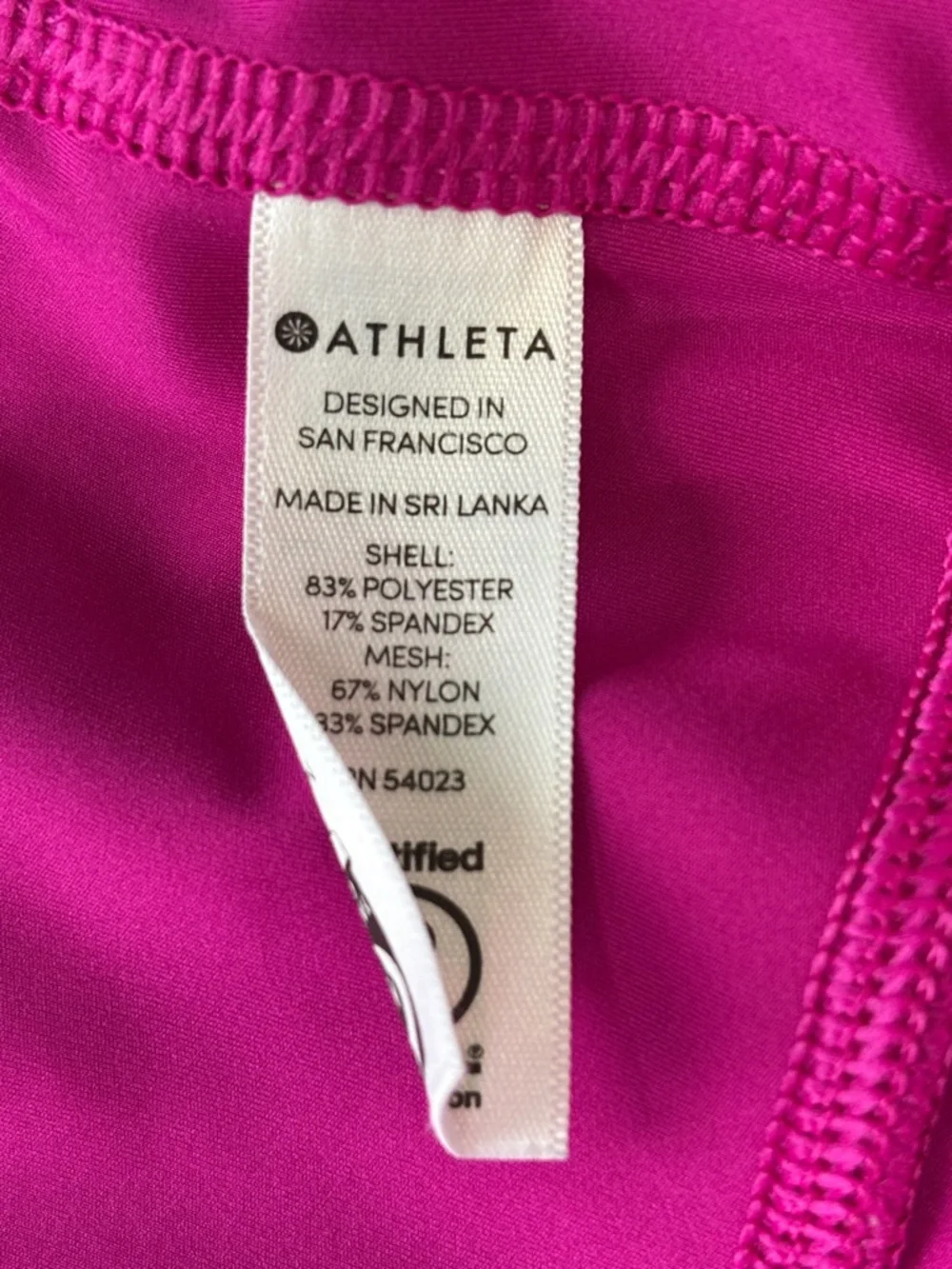 ๐ Athleta Small Fuchsia Leggings Stretch Ankle Athletic ๐ - Picture 10 of 12